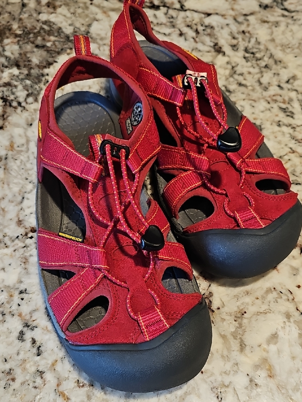 Keen Red and Black Women's Sandals